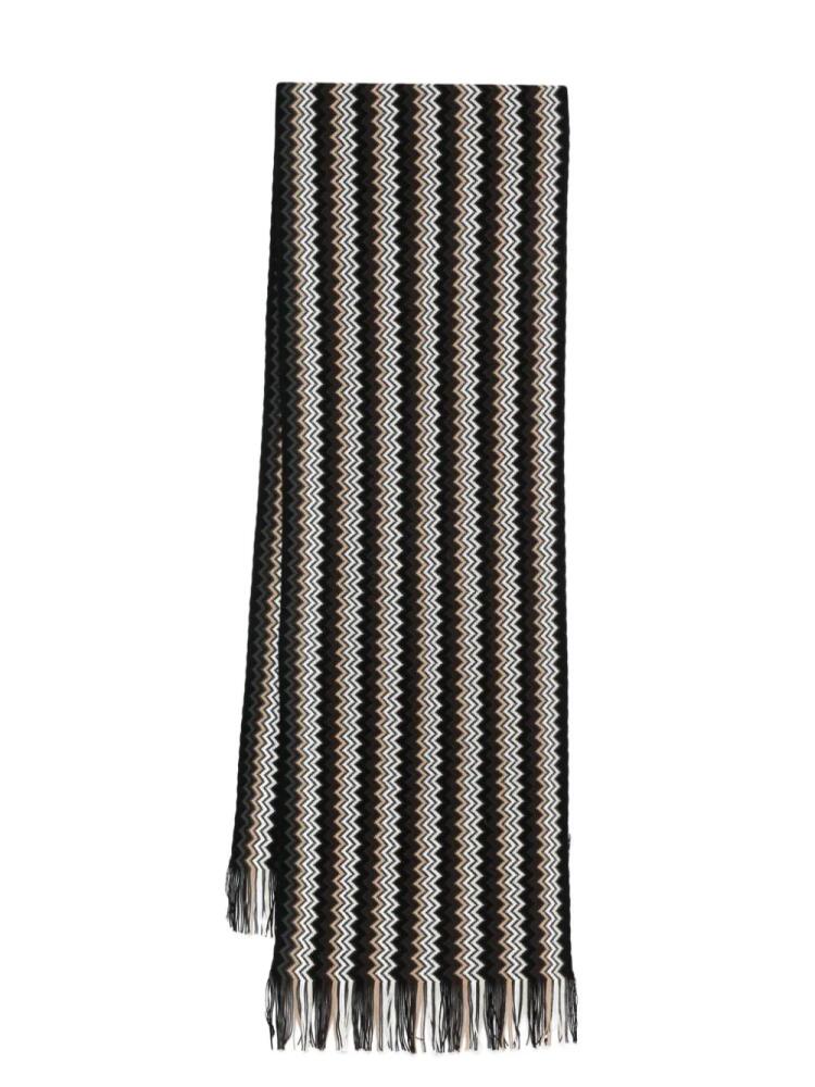 Missoni zigzag scarf - Brown Cover