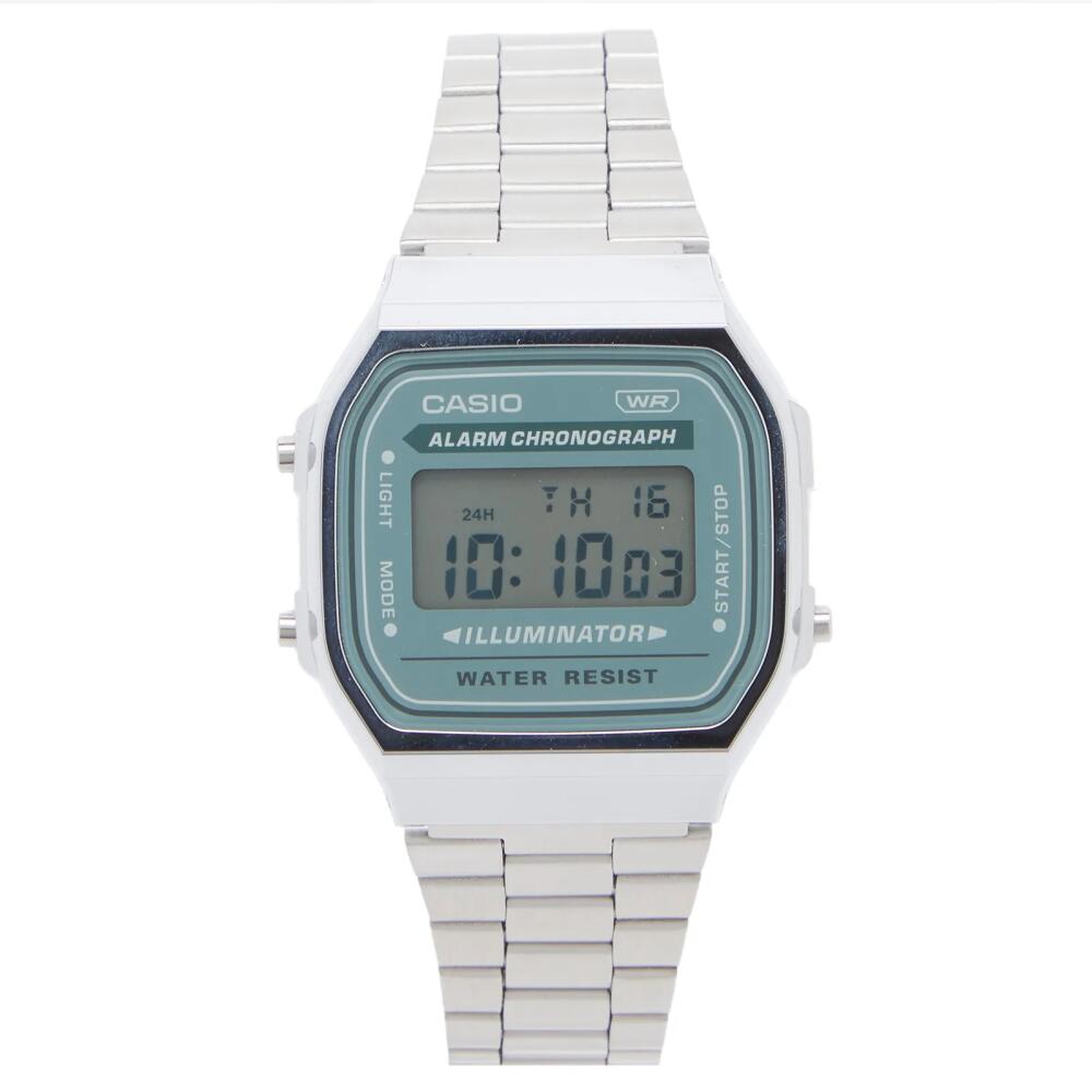 G-Shock Casio Vintage A168WA Watch in Silver Cover