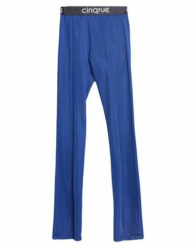 Cinqrue Woman Pants Blue Polyester Cover