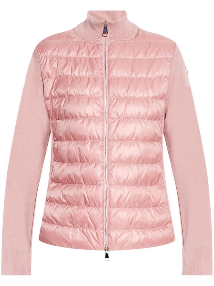 Moncler quilted cardigan - Pink Cover