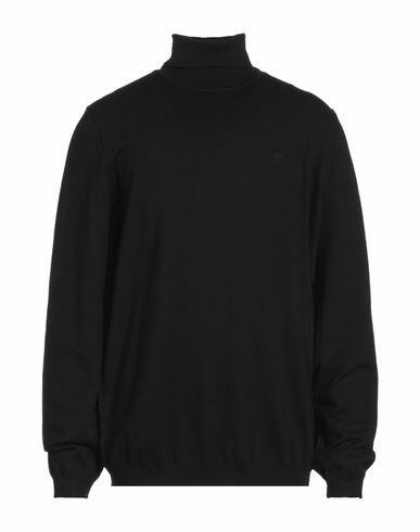 Fred Mello Man Turtleneck Black Viscose, Polyamide Cover