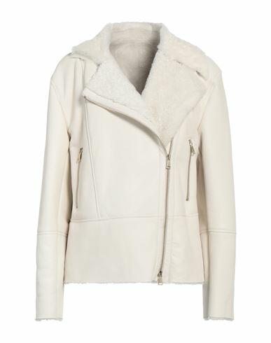 Vintage De Luxe Woman Jacket Cream Shearling Cover