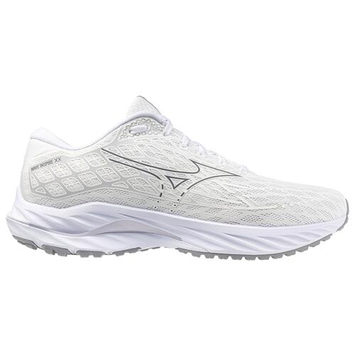 Mizuno Mens Mizuno Wave Inspire 20 - Mens Shoes White/Iron Gate 12.0 Cover