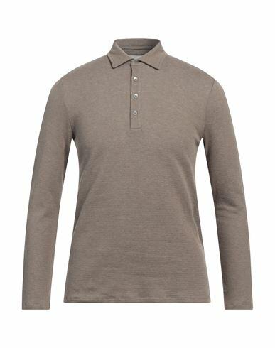 Majestic Filatures Man Sweater Khaki Cotton, Silk, Cashmere Cover