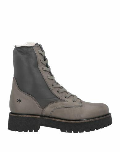 Patrizia Bonfanti Woman Ankle boots Grey Soft Leather Cover