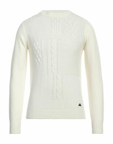 Yes Zee By Essenza Man Sweater Ivory Acrylic, Nylon Cover