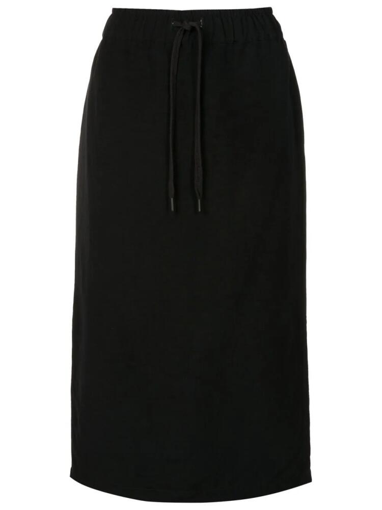 Uma | Raquel Davidowicz Saia Farinha midi-skirt - Black Cover