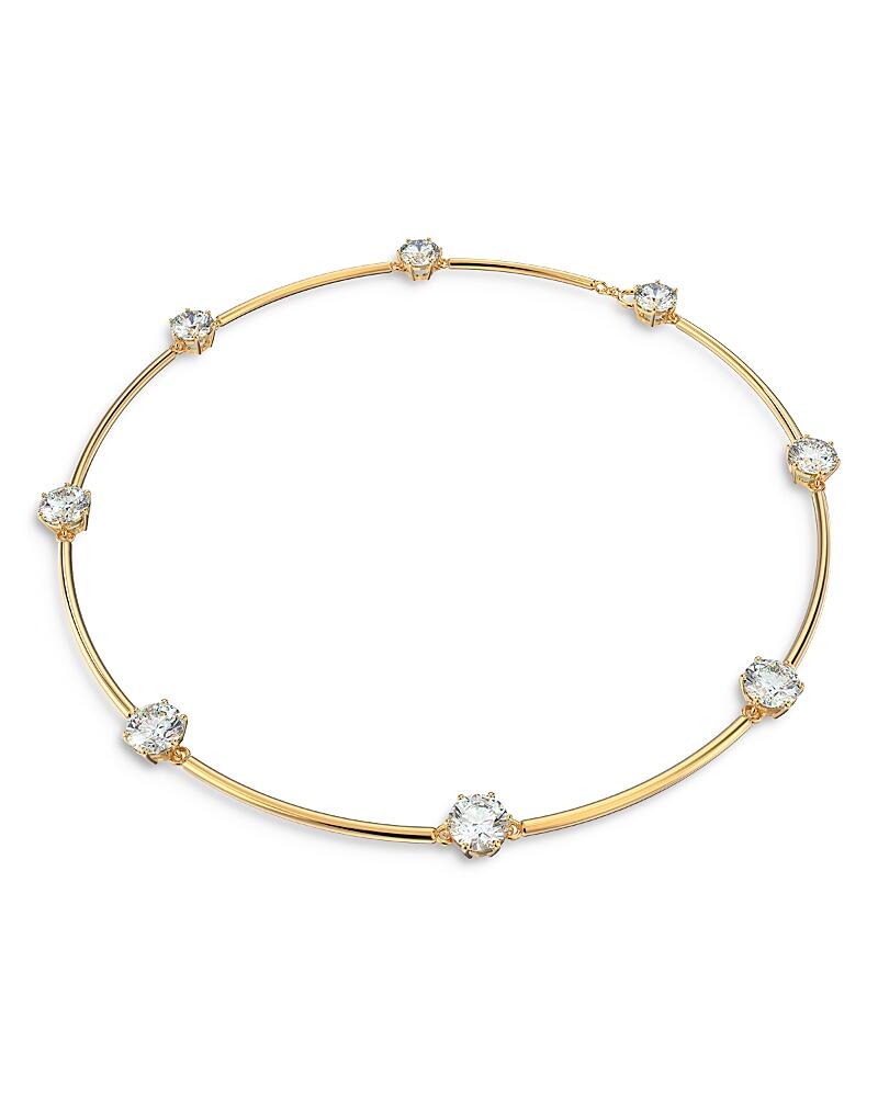 Swarovski Constella Crystal Choker Necklace in Gold Tone, 14.13-16.13 Cover