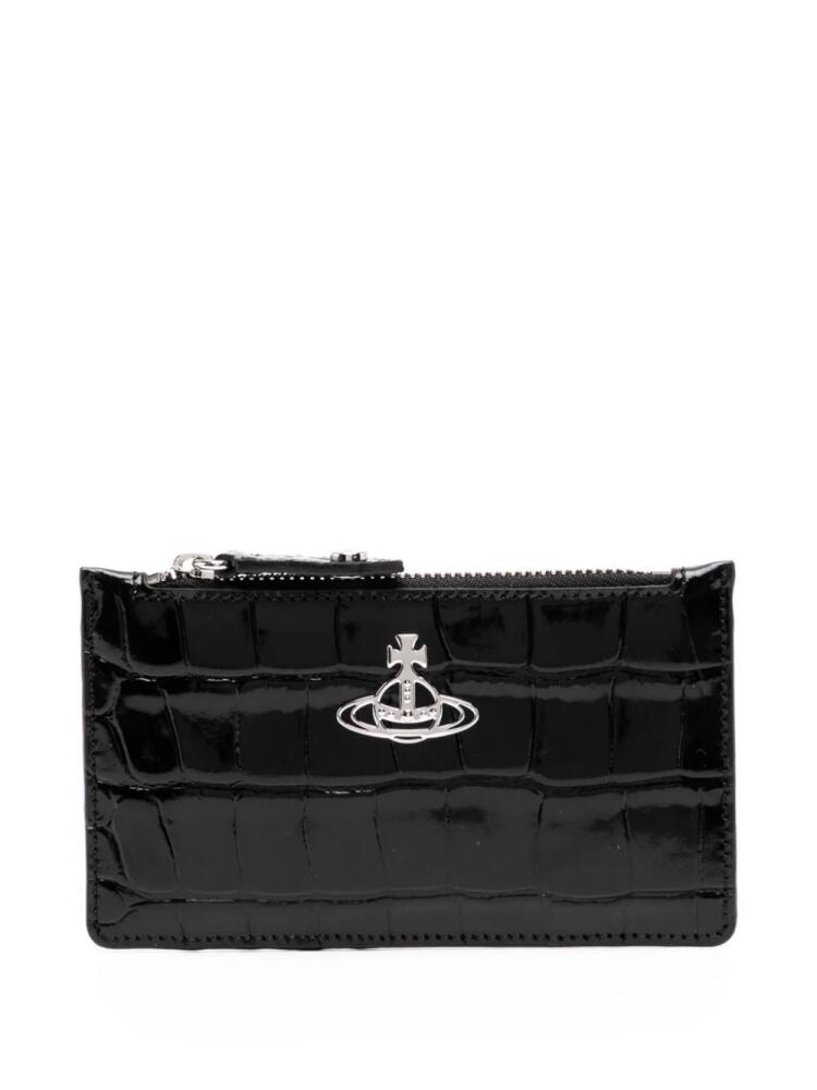 Vivienne Westwood Zip card holder - Black Cover