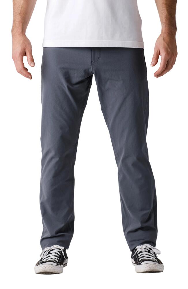 Western Rise Diversion 30-Inch Water Resistant Travel Pants in Blue Grey Cover