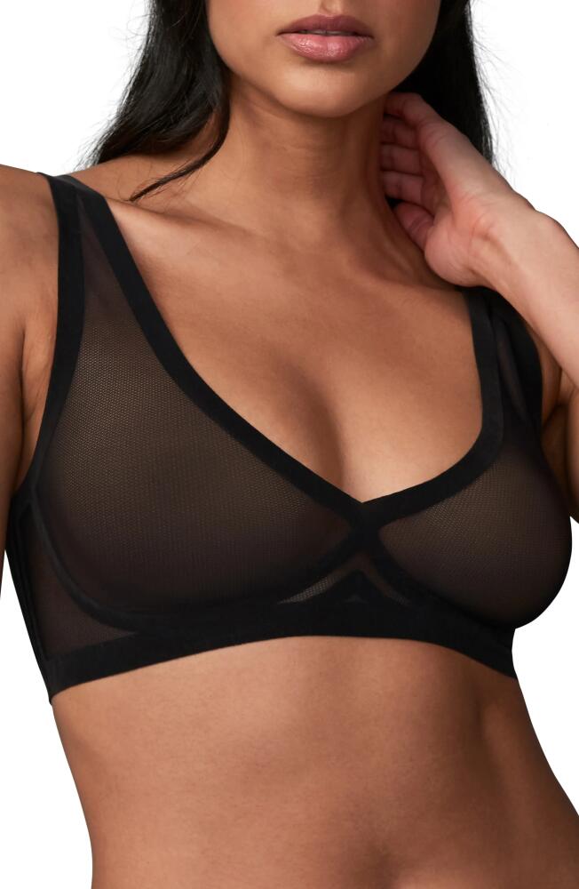 EBY Sheer Mesh Bralette in Black Cover