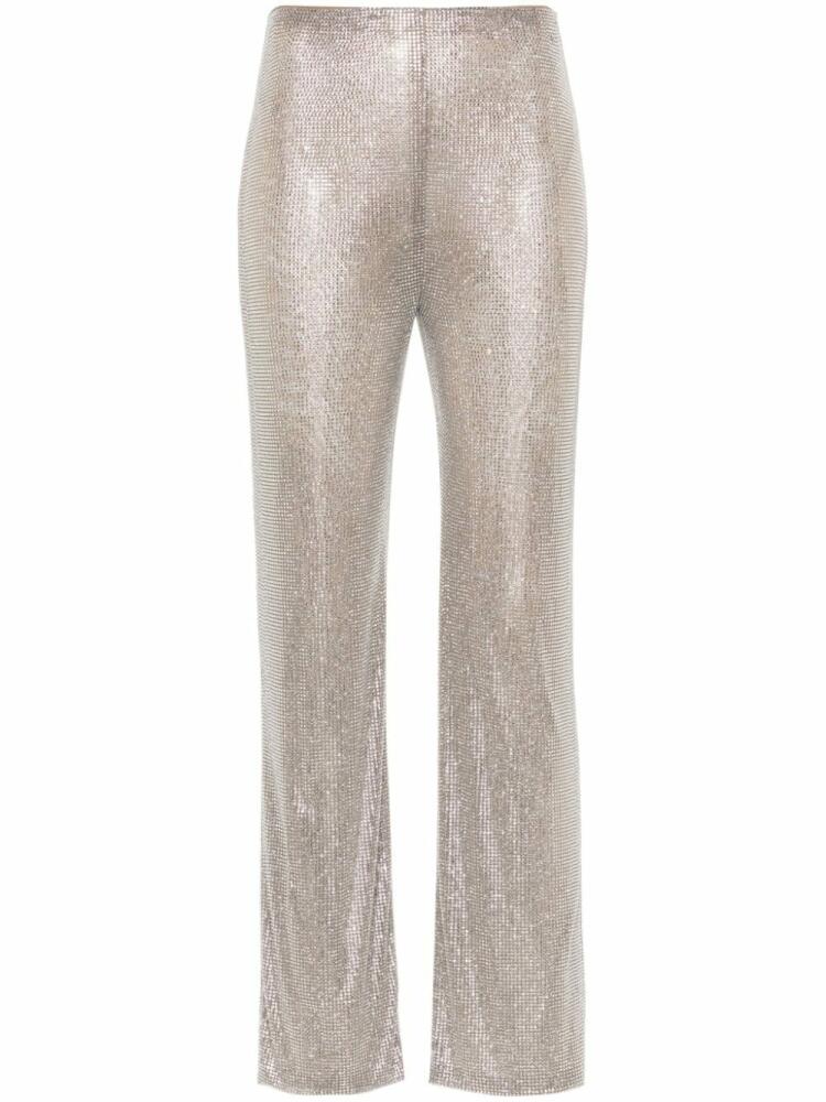 Giuseppe Di Morabito rhinestone-embellished straight trousers - Neutrals Cover