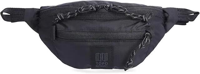 Topo Designs Mountain Waist Pack (Black/Black 1) Day Pack Bags Cover