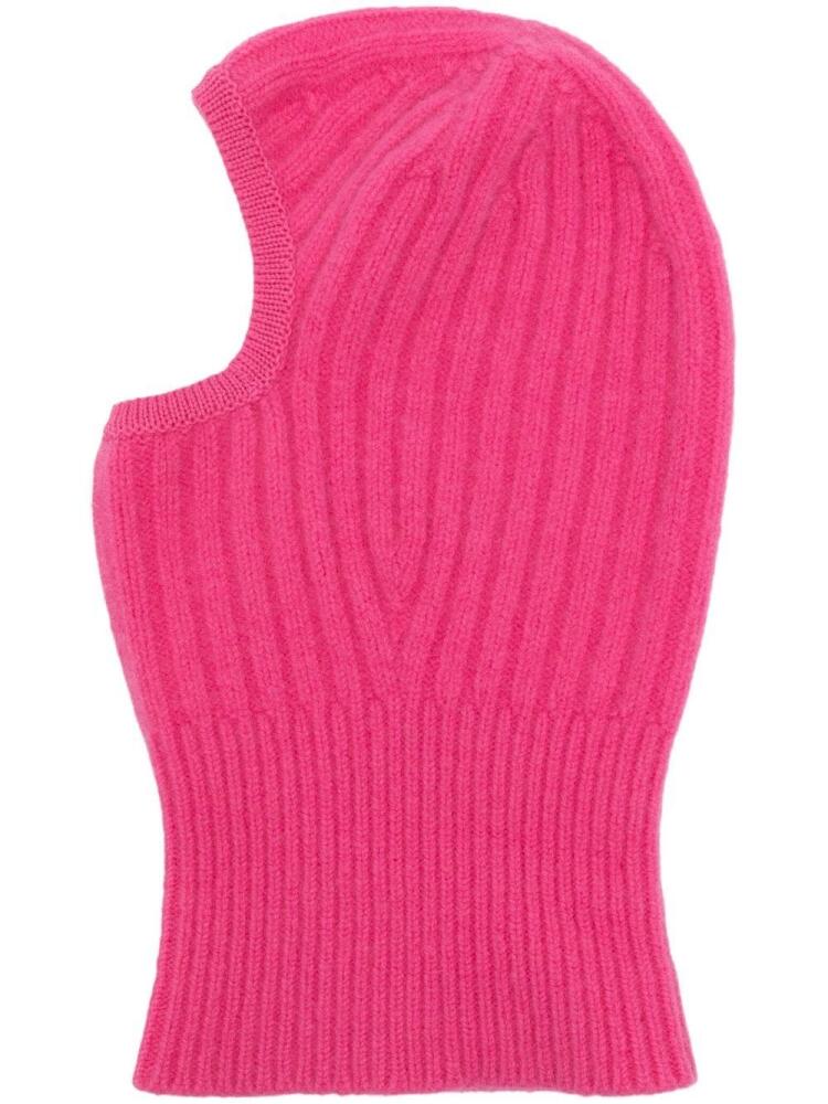 Walter Van Beirendonck knitted wool balaclava - Pink Cover