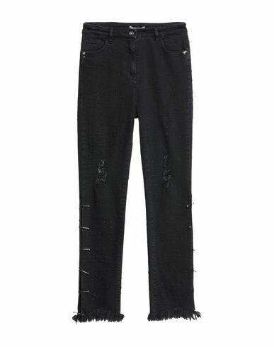 Patrizia Pepe Woman Jeans Black Cotton, Polyester, Elastane Cover