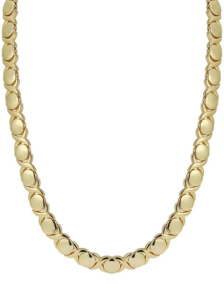 SPHERA MILANO Women's Stempato 14K Goldplated Sterling Silver Chain Necklace/18" Cover