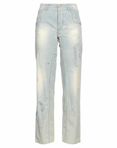 Ermanno Scervino Woman Jeans Blue Cotton Cover