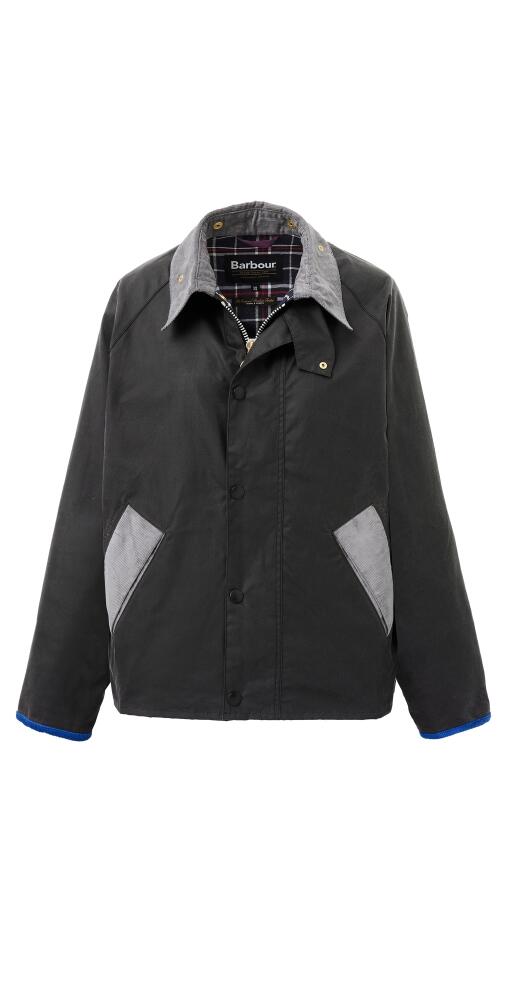 Flower Mountain Barbour x Flower Mountain Transport Wax Jacket Charcoal Cover