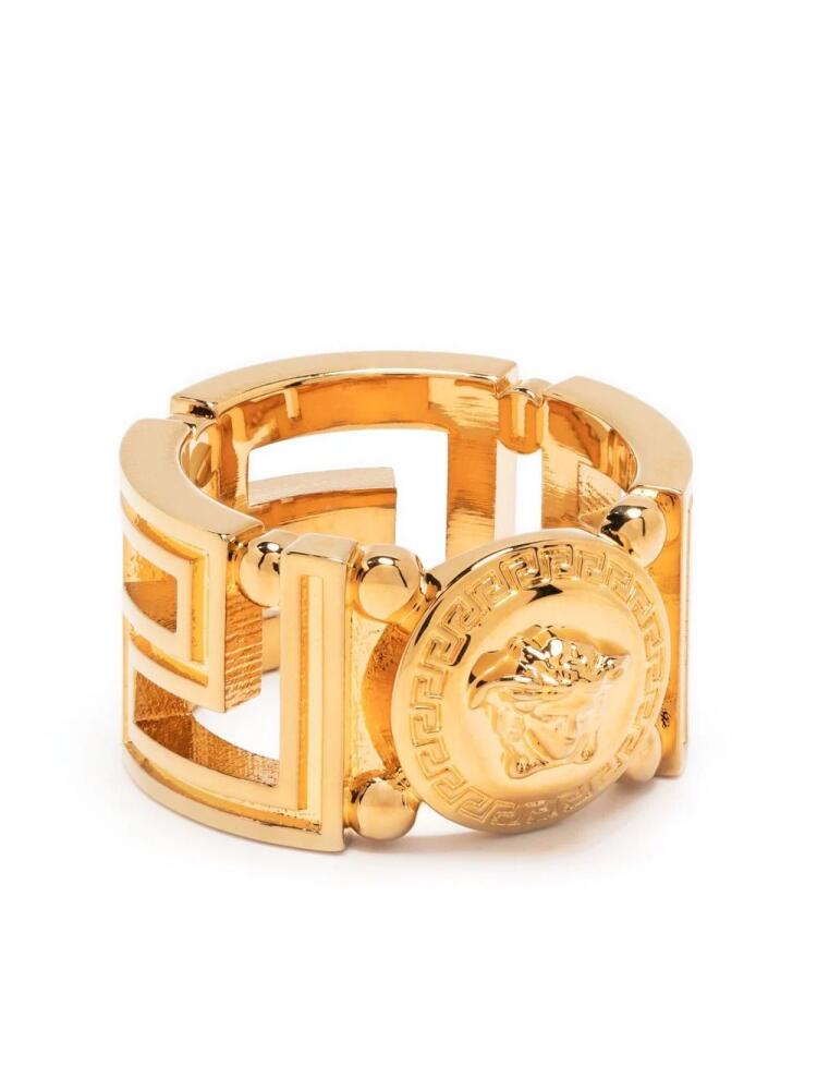 Versace Medusa Greca ring - Gold Cover