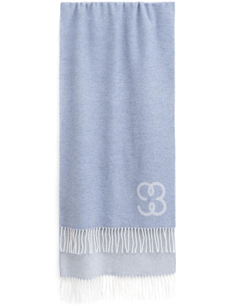 Filippa K Monogram scarf - Blue Cover