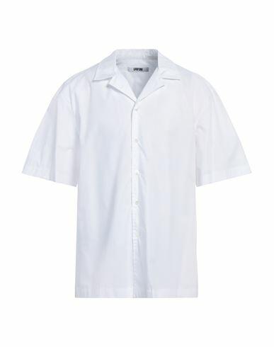 Grifoni Man Shirt White Cotton Cover