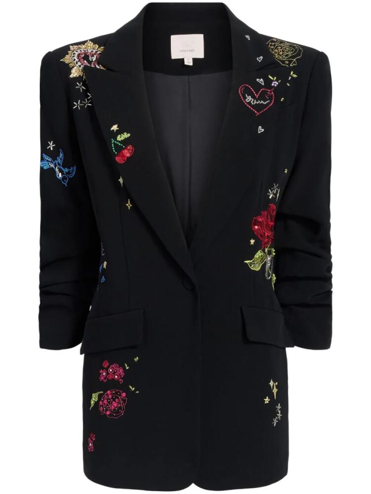 Cinq A Sept Kelsa embroidered-design blazer - Black Cover