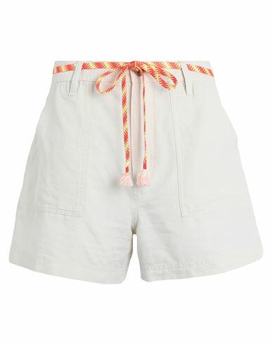 Vans Og Wash Short Woman Shorts & Bermuda Shorts Ivory Cotton, Linen Cover