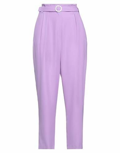 Twenty Easy By Kaos Woman Pants Light purple Polyester, Elastane Cover