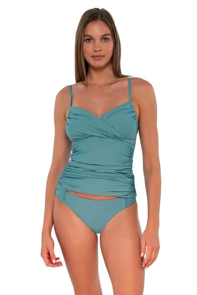 Sunsets Simone Tankini-DD-Cup in Ocean Cover