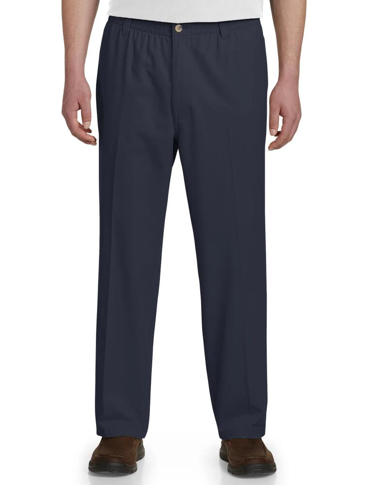 Harbor Bay by DXL Elastic-Waist Pants in Navy Cover