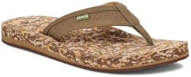 Sanuk Ziggy Soft Top (Khaki Multi) Men's Shoes Cover