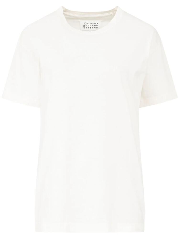 Maison Margiela Reverse Logo cotton T-shirt - Neutrals Cover