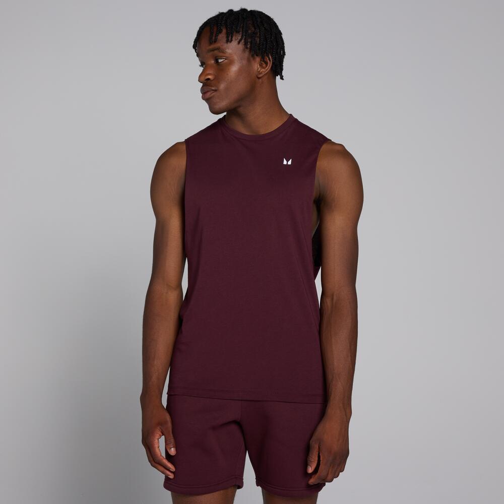 MP Men's Rest Day Drop Armhole Tank Top - Deep Berry Cover