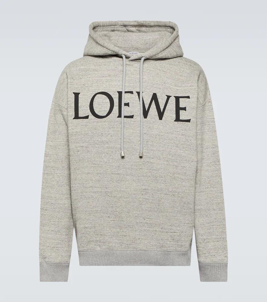 Loewe Logo cotton jersey hoodie Cover