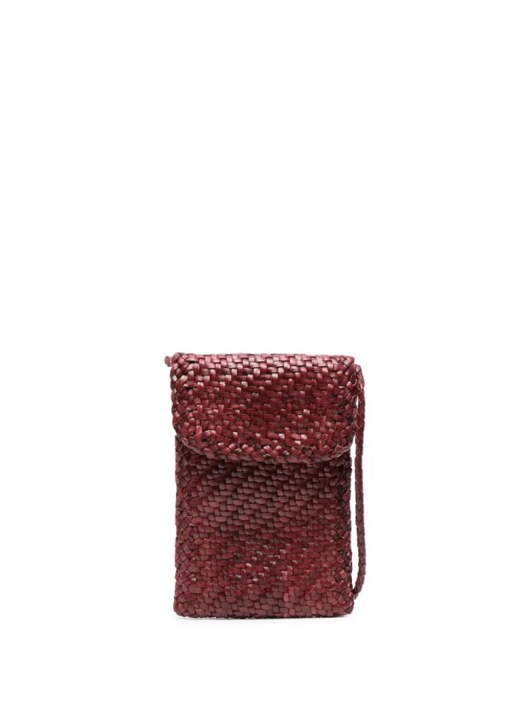 DRAGON DIFFUSION Phone leather crossbody bag - Red Cover