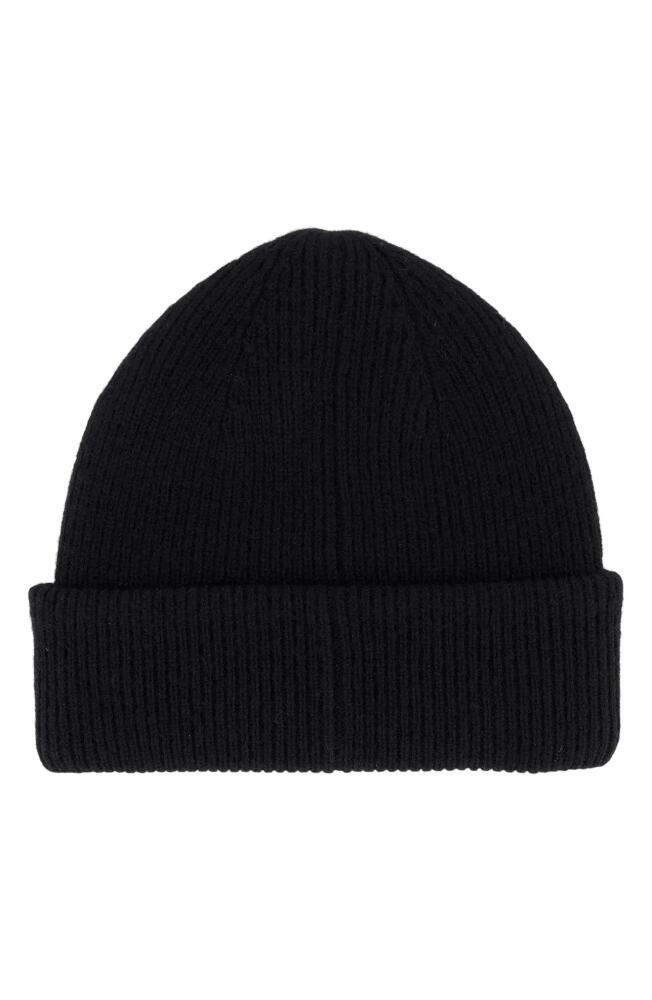 AllSaints Ramskull Embroidered Beanie in Black Cover