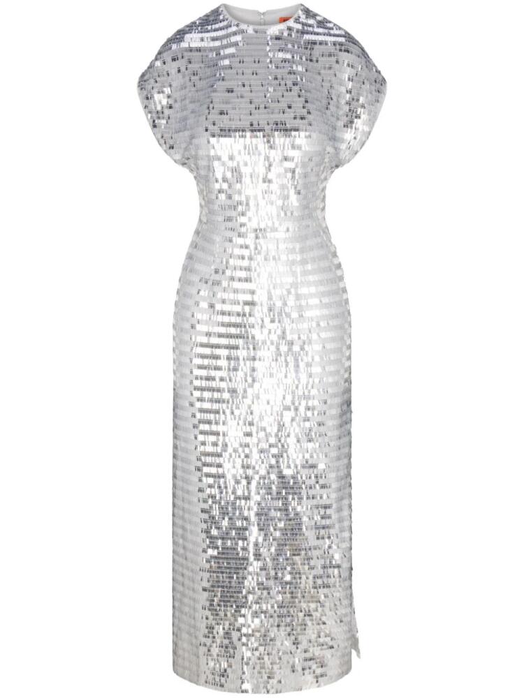 Simon Miller Argan sequin-embellished dress - Silver Cover