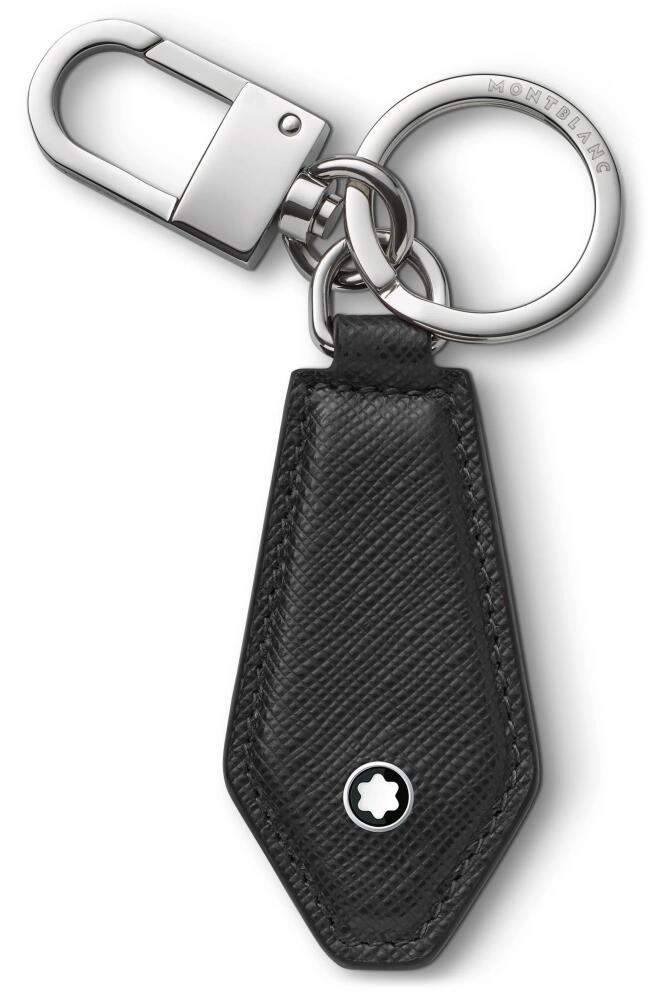 Montblanc Sartorial Leather Key Fob in Black Cover