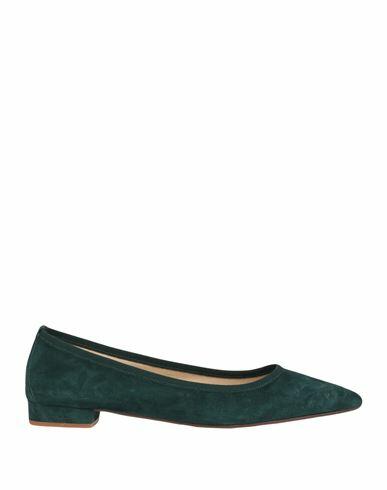 Ballerette Campo Marzio Woman Ballet flats Dark green Soft Leather Cover