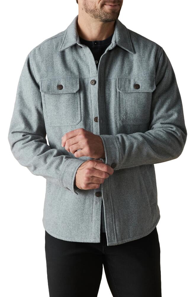 The Normal Brand Brightside Flannel Lined Workwear Jacket in Ash Cover