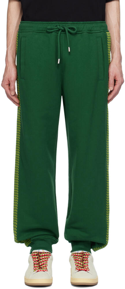 Lanvin Green Side Curb Sweatpants Cover