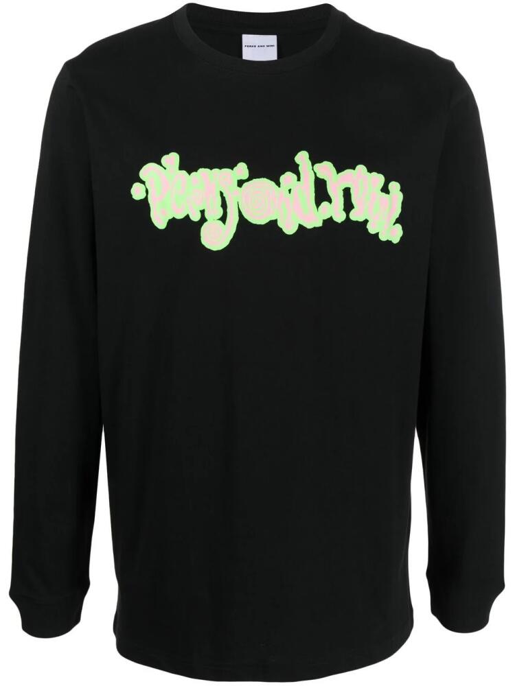 Perks And Mini Kurlz long-sleeve T-shirt - Black Cover