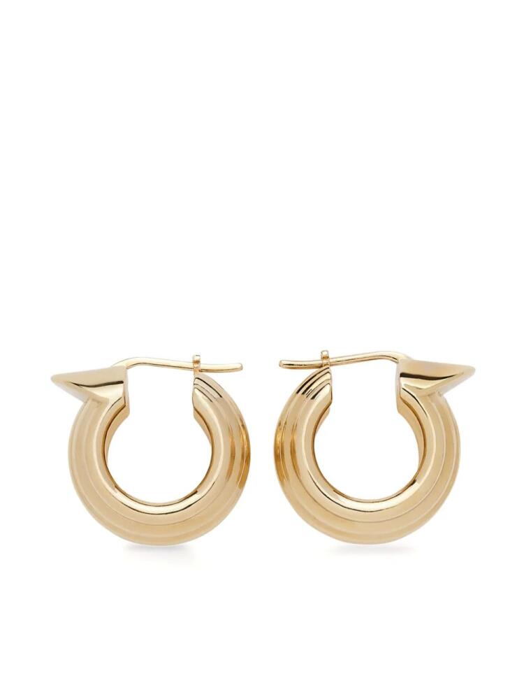 Ferragamo Gancini hoop earrings - Gold Cover