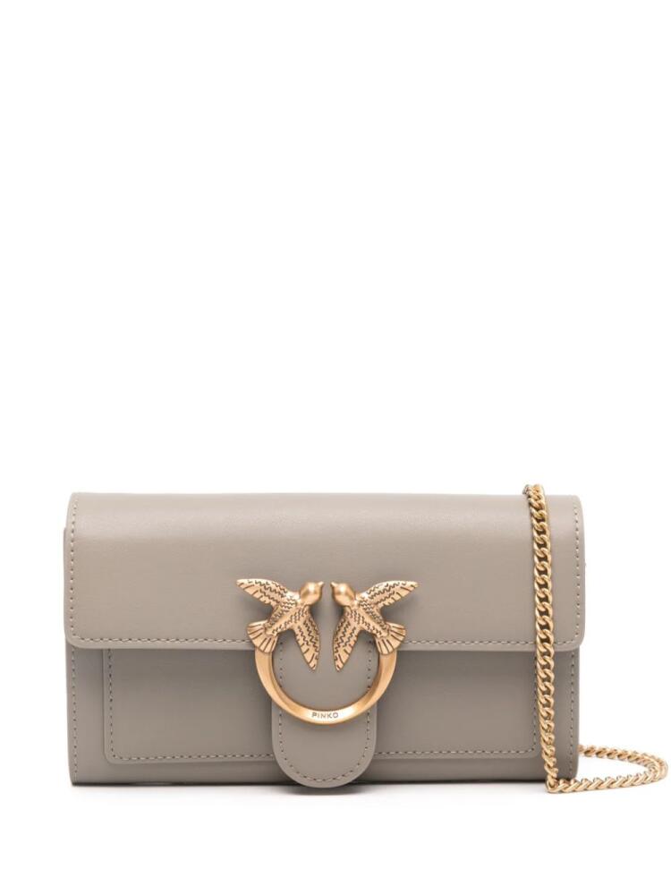 PINKO Love One clutch bag - Neutrals Cover