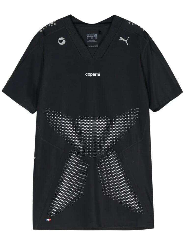 Coperni x Puma logo-print T-shirt - Black Cover