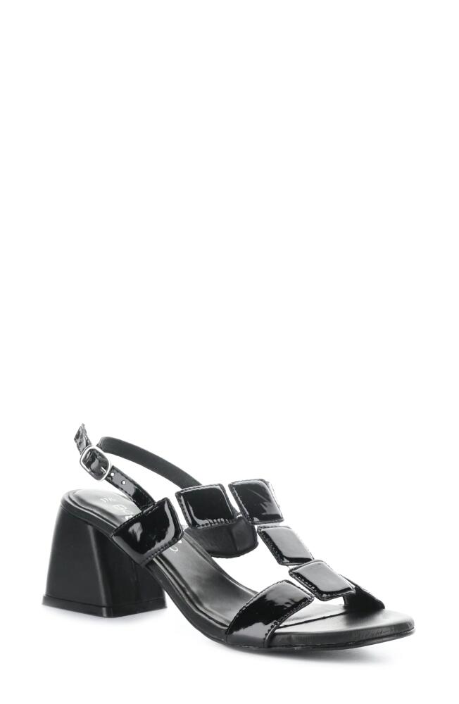 Bos. & Co. Glow Slingback Sandal in Black Patent Cover