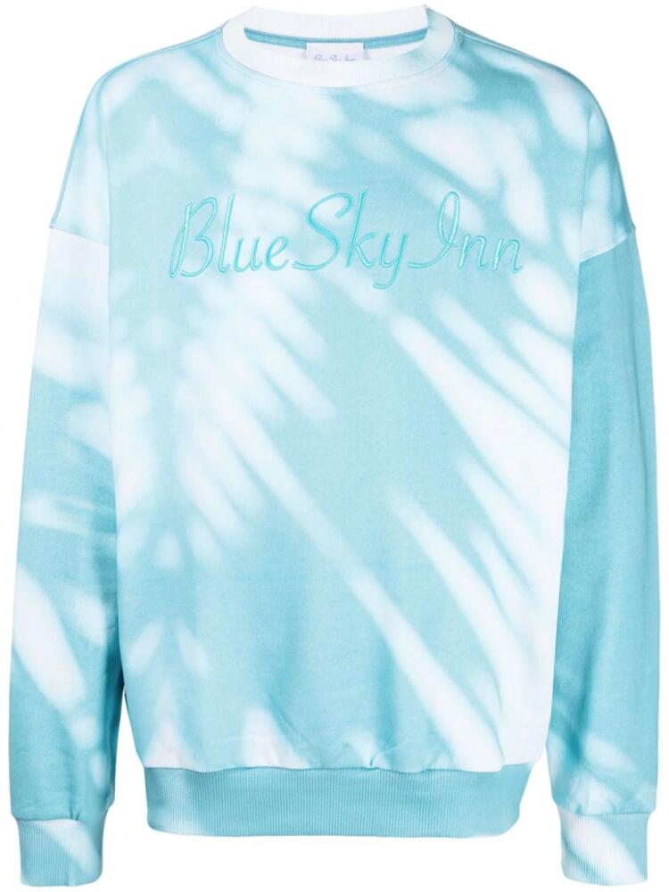 BLUE SKY INN logo-embroidered cotton sweatshirt Cover