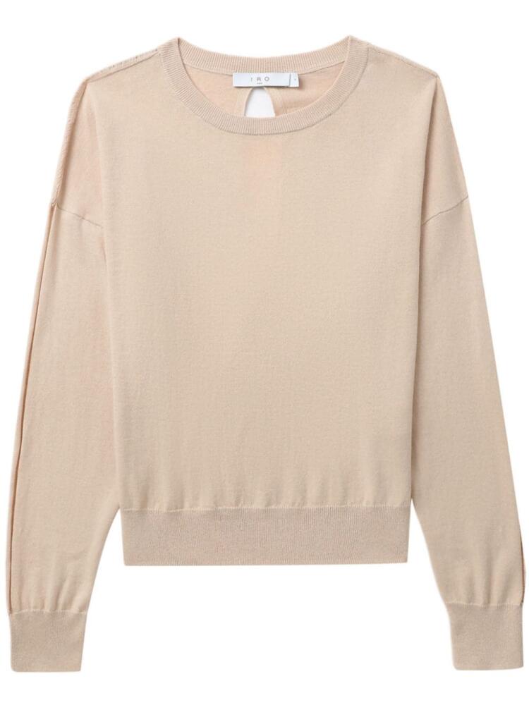 IRO Mae cut-out jumper - Neutrals Cover