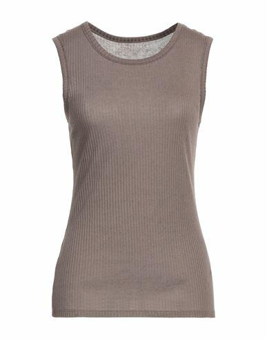 Purotatto Woman Top Dove grey Modal, Cashmere Cover