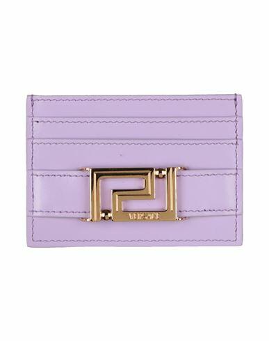 Versace Woman Document holder Lilac Soft Leather Cover